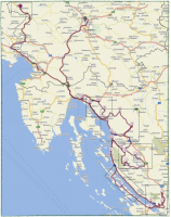 kroatien slowenien landkarte 001